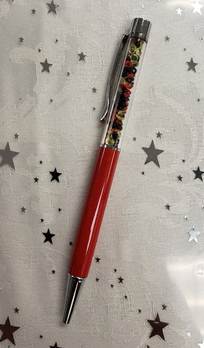 Red, Black and Yellow Sparkle Pen - RBYSP-1
